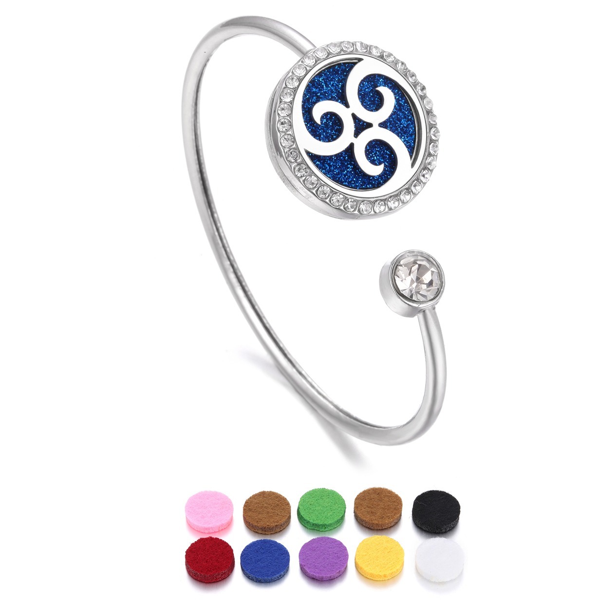 Stainless Steel Aromatherapy Diffuser Bracelet