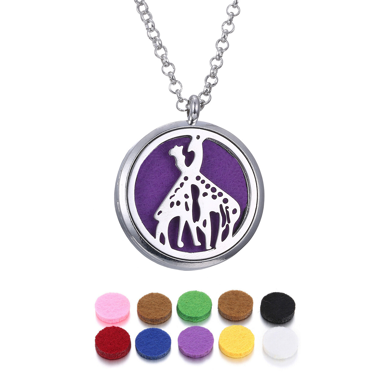 Men's Stainless Steel Pendant Necklace