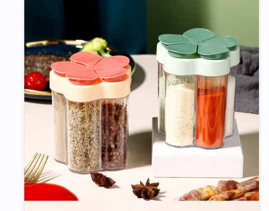 2pcs Spice Containers Spice Shaker Jars Barbecue Containers