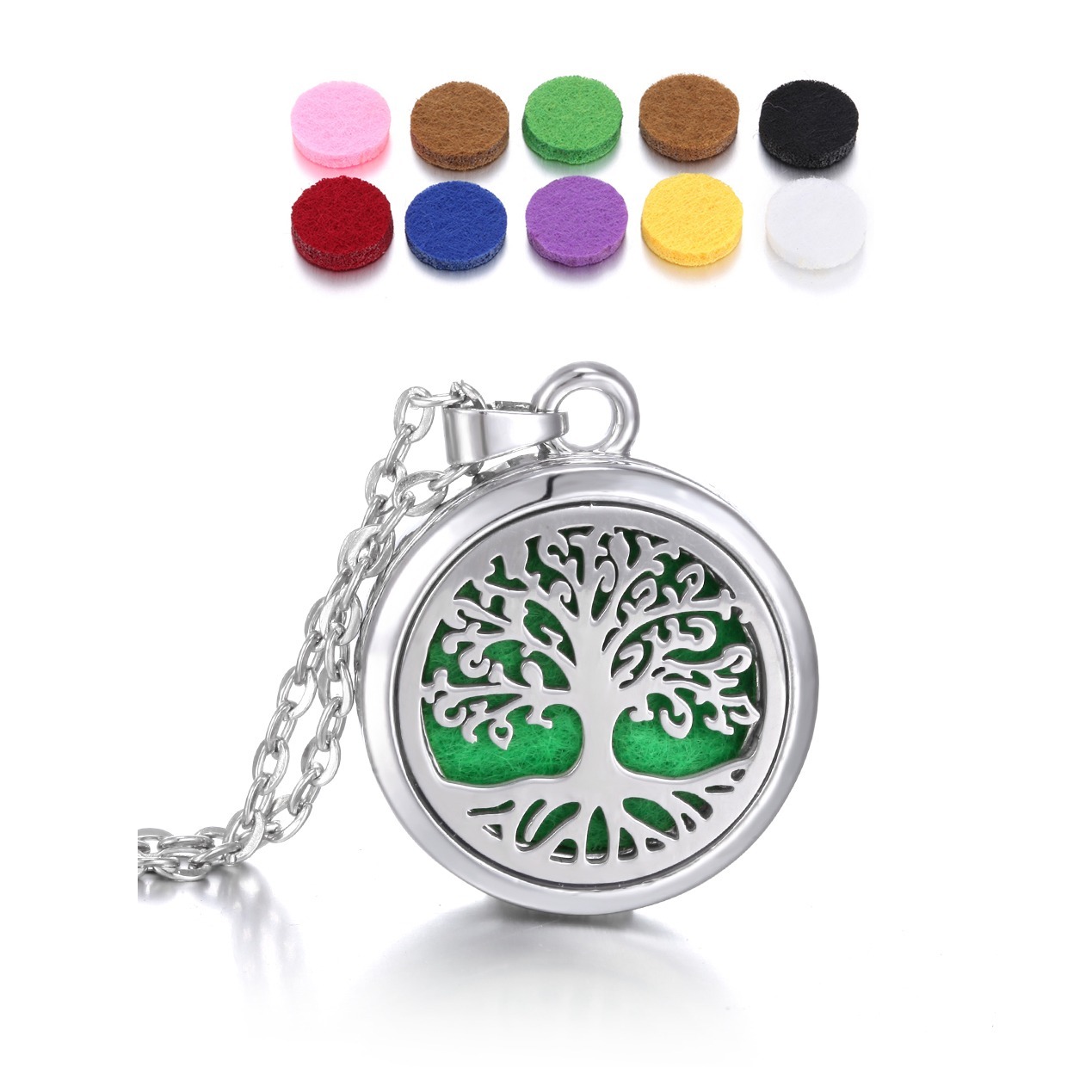 Essential Oil Cologne Diffuser Locket Necklace