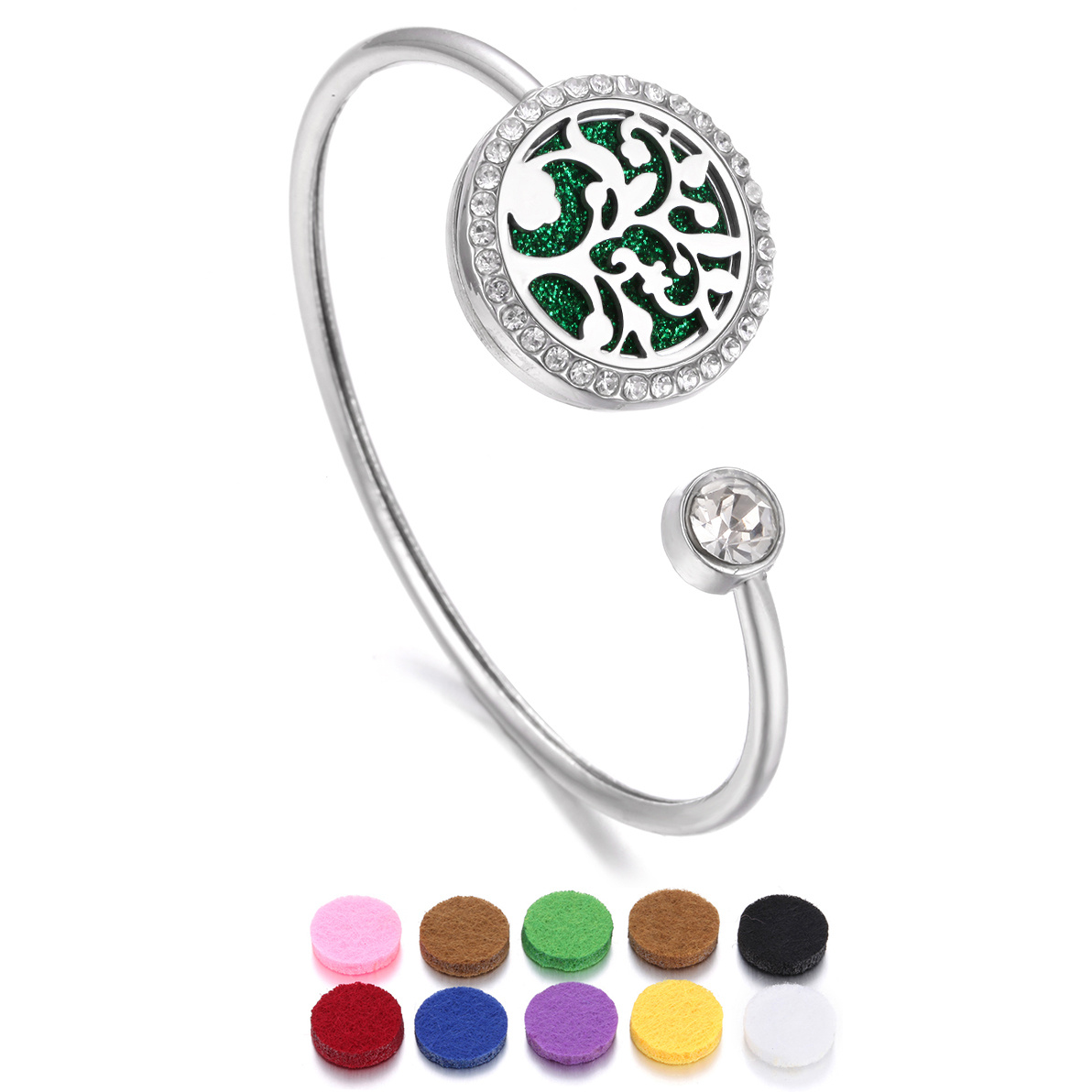 Stainless Steel Aromatherapy Diffuser Bracelet
