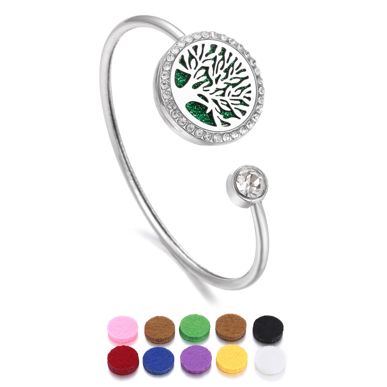 Stainless Steel Aromatherapy Diffuser Bracelet