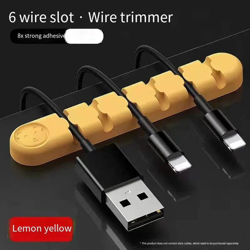 Creative Desktop Cable Organizer Computer Wire Usb Charging - Temu