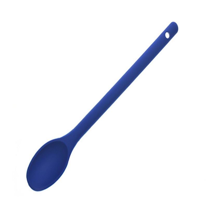 Heat Resistant Silicone Mixing Spoon With Long Handle - Non-stick Kitchen  Spoon For Easy Stirring And Cooking - Temu