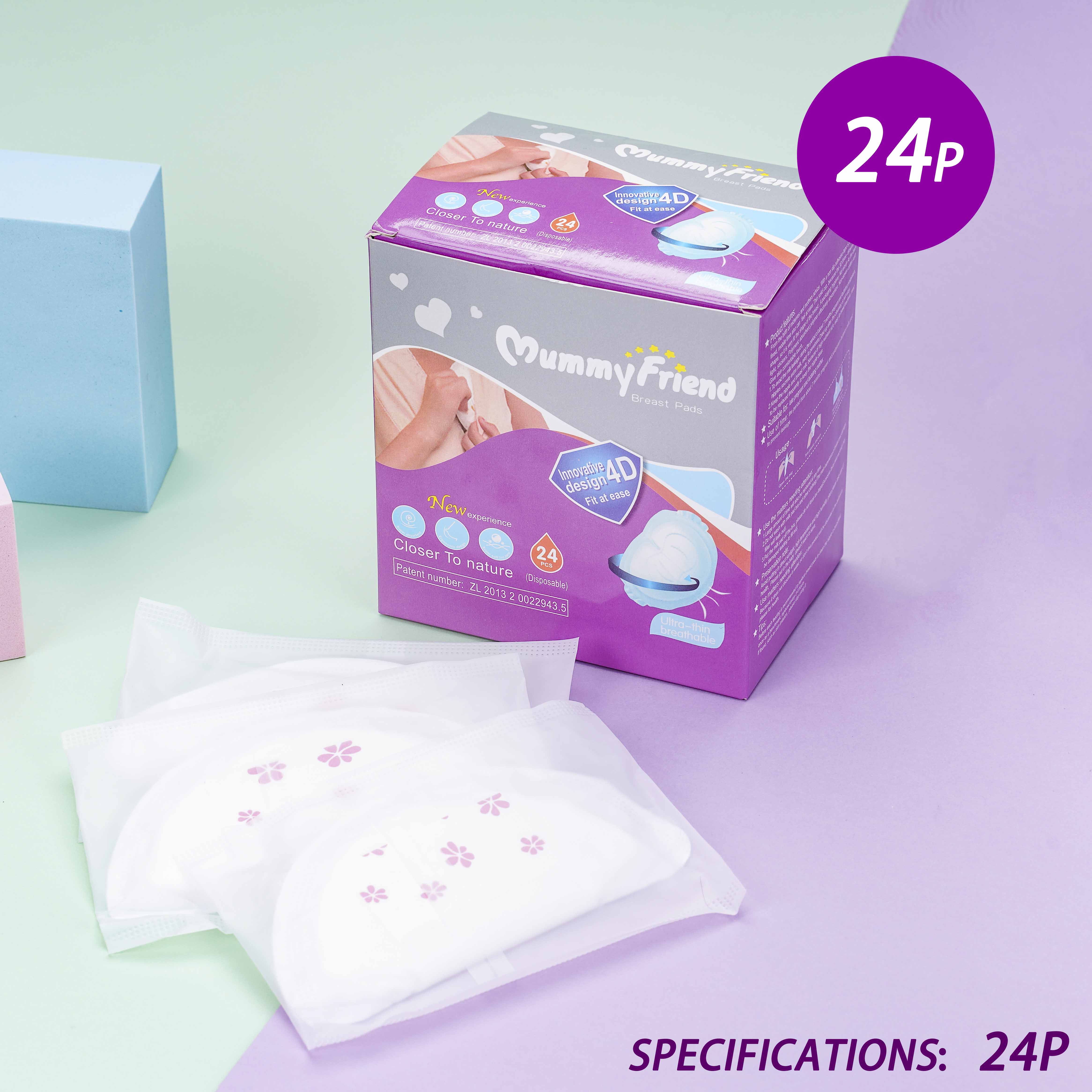 Disposable Breathable Anti-overflow Breast Pad, For Breastfeeding Mother