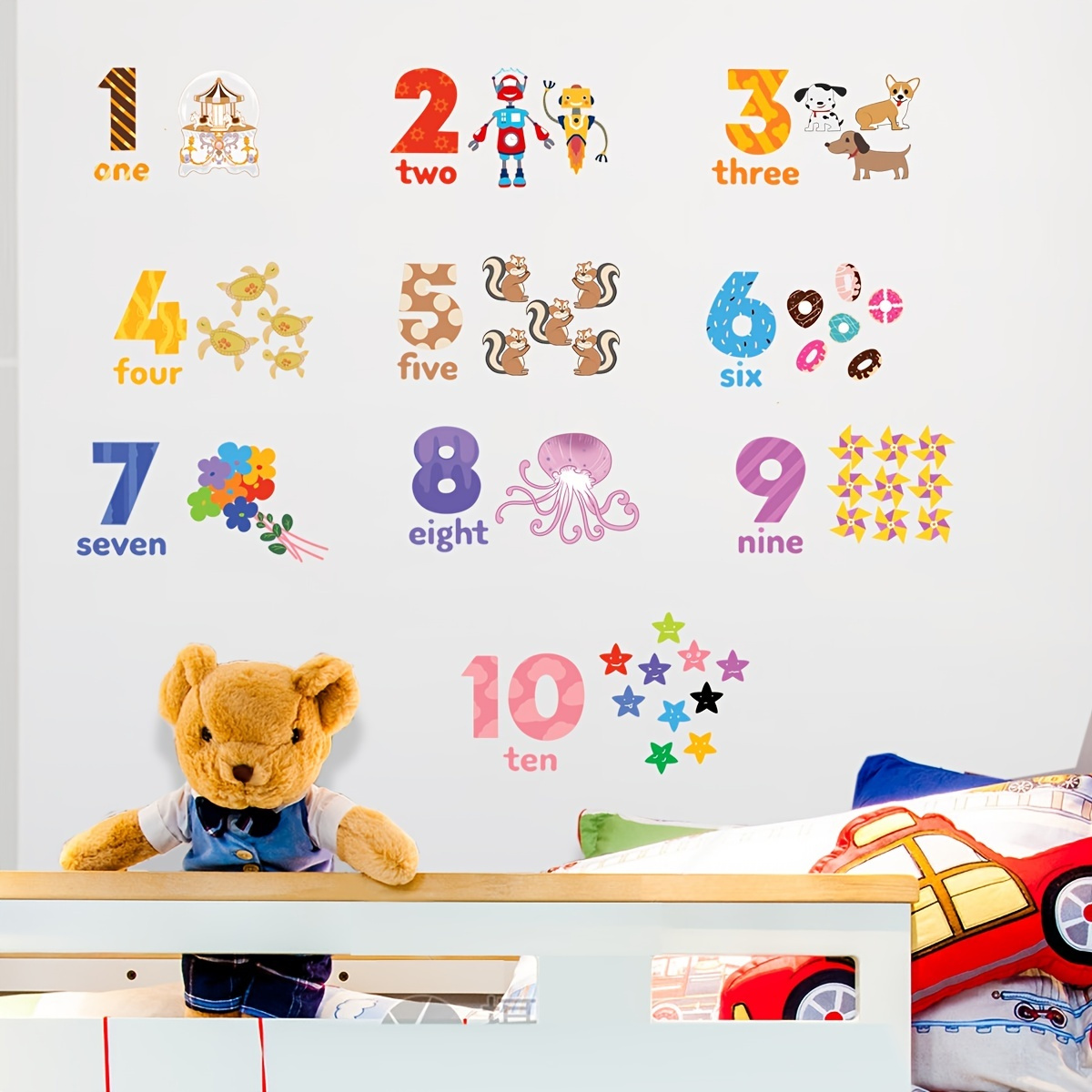 Fun & Educational Animal Alphabet Wall Decals - Perfect For Baby