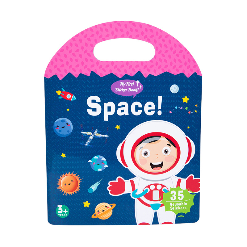 Montessori Paste Quiet Books Scene Stickers Focus Training