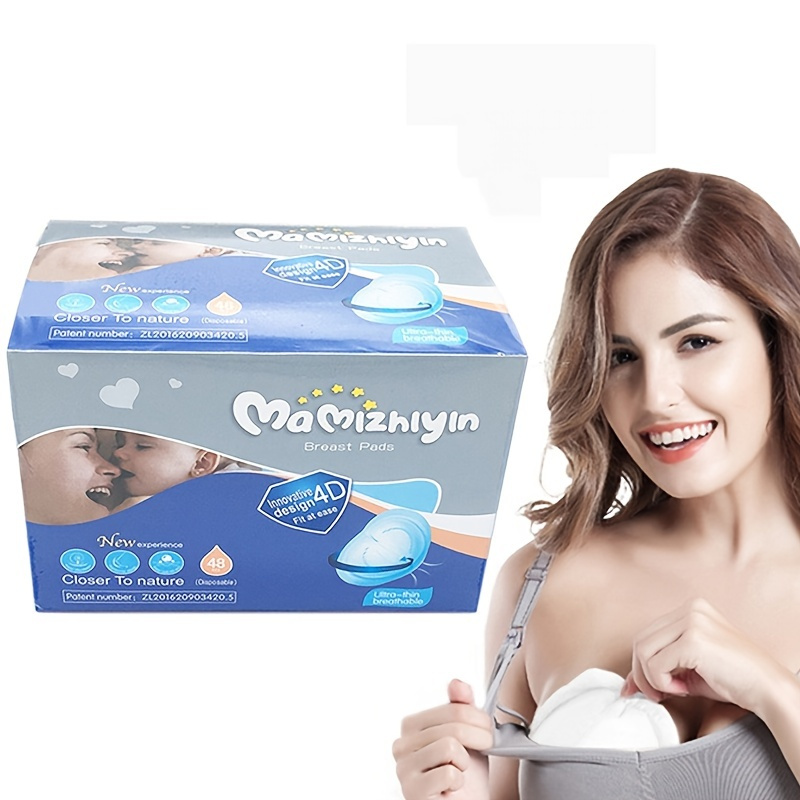 Disposable Breathable Anti overflow Breast Pad Breastfeeding - Temu