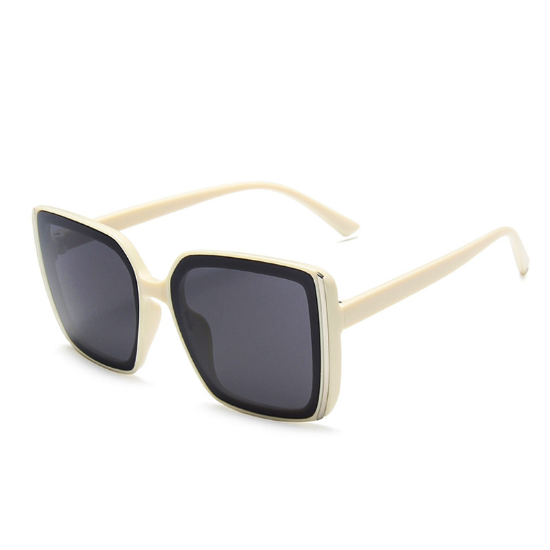 Women Oversize Square Sunglasses Gradient Plastic Female Sun Glasses