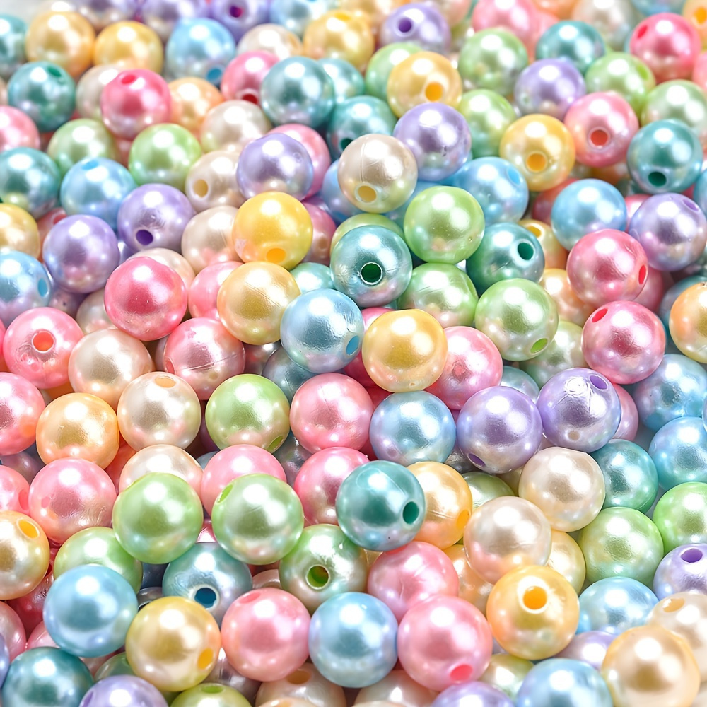 12mm Round Acrylic Beads Mix (Assorted Pastel Color / 15pcs