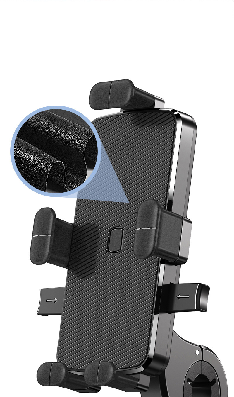 1pc Motorcycle Phone Holder, 360 Degrees Rotation Navigation Bracket