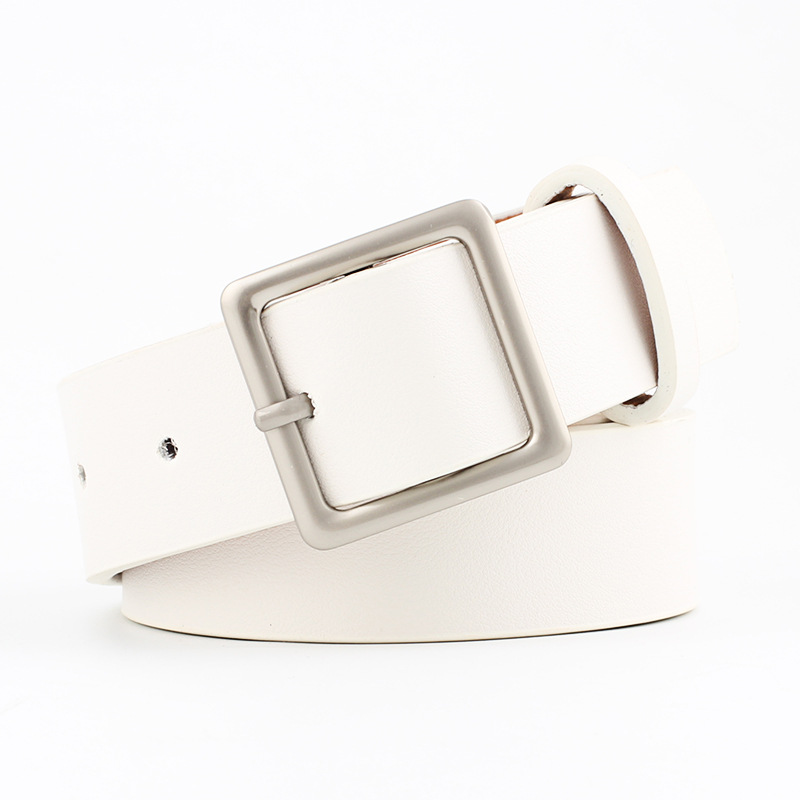 White Designer Belts for Women