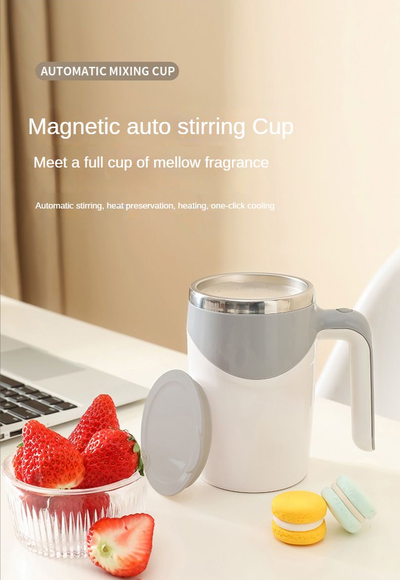 Self Stirring Mug Stainless Steel Auto Self Mixing Cup Coffee Self Stirring  Cup