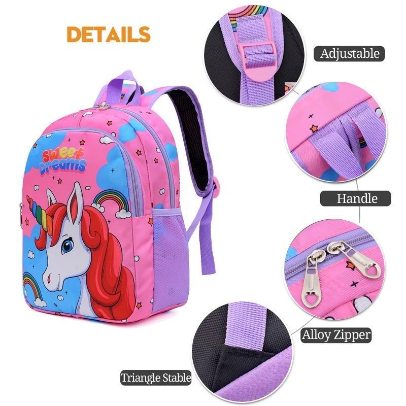 1pc Colorful Cute Cartoon Schoolbags Primary School Students Backpacks ...