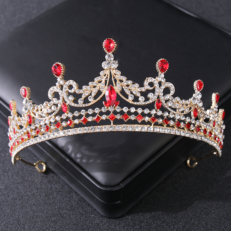 Baroque Vintage Crystal Crowns And Rhinestone Princess Queen Crown ...