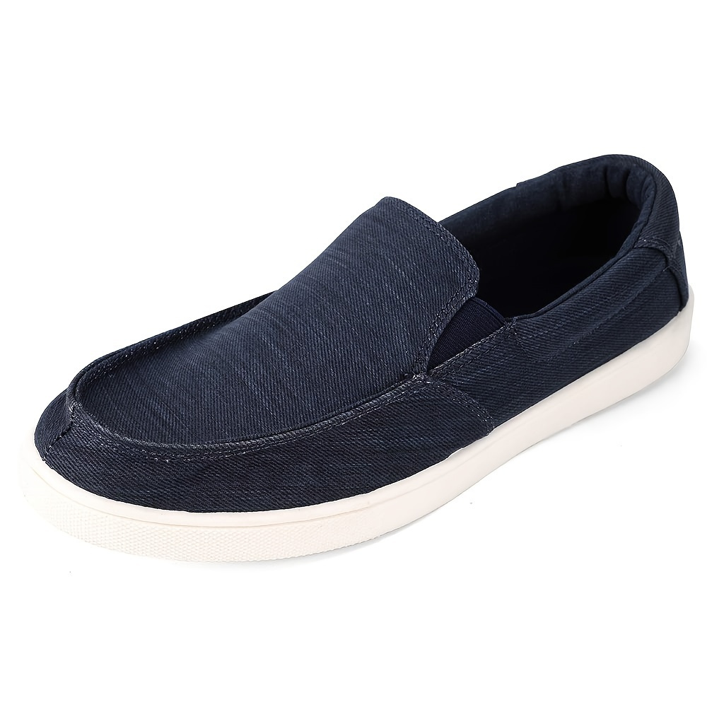 Men's Canvas Casual Loafer Shoes | Save Money On Temu | Temu