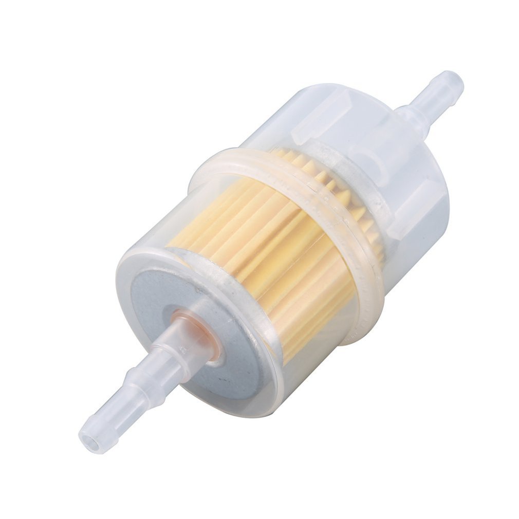 TXYFYP Car Fuel Filter, Universal Inline Petrol Filter, Car Filter  Impurities Tool Engine Oil Separator Tank Top with 6 mm/8 mm/10 mm/12 mm  Connection Pipe - Silver, Free Size : : Automotive