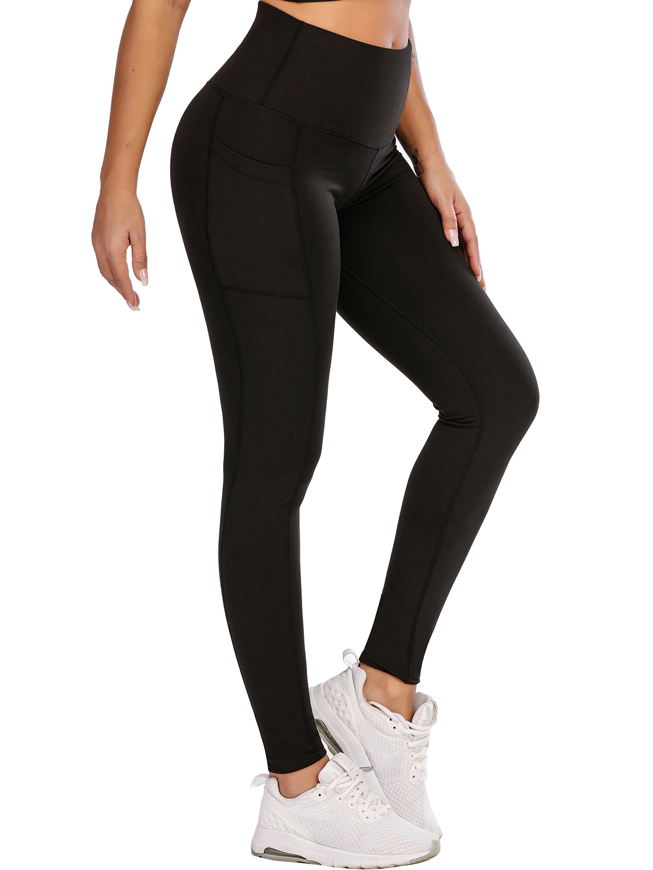 Seamless Leggings Solid Women s Stretchy High Waist Butt - Temu Canada