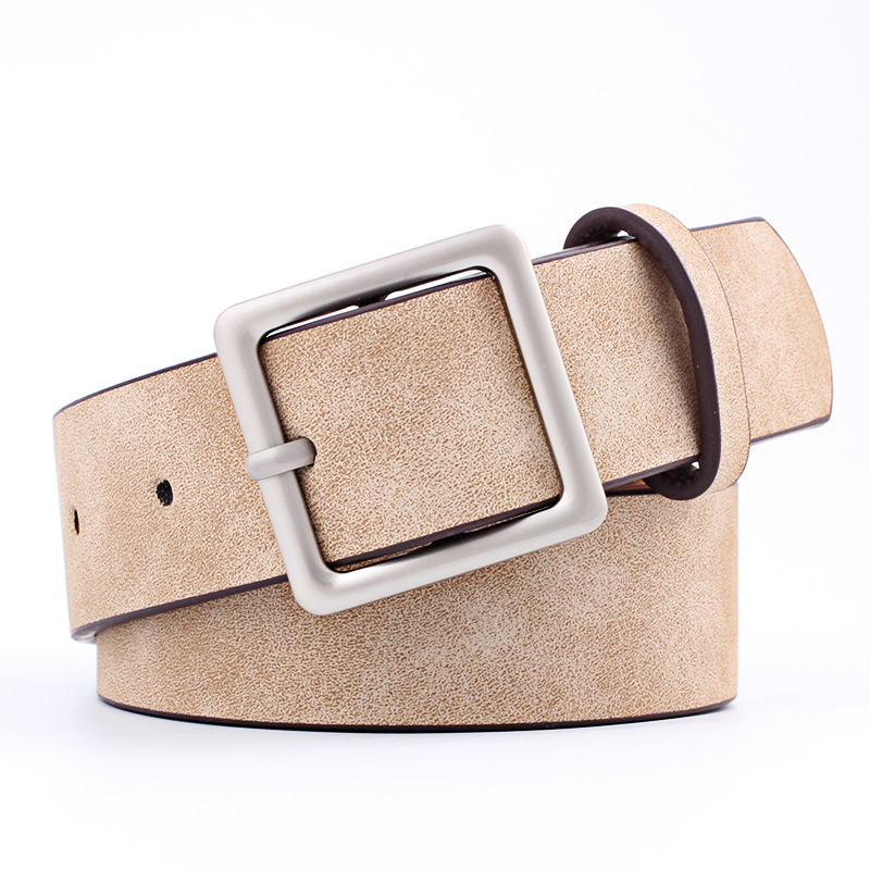 Diseño de lujo informal, cinturón con hebilla sin agujeros, cinturones de  vestir para pantalones, cinturón de cuero, correa de cintura ancha – Los  mejores productos en la tienda online Joom Geek