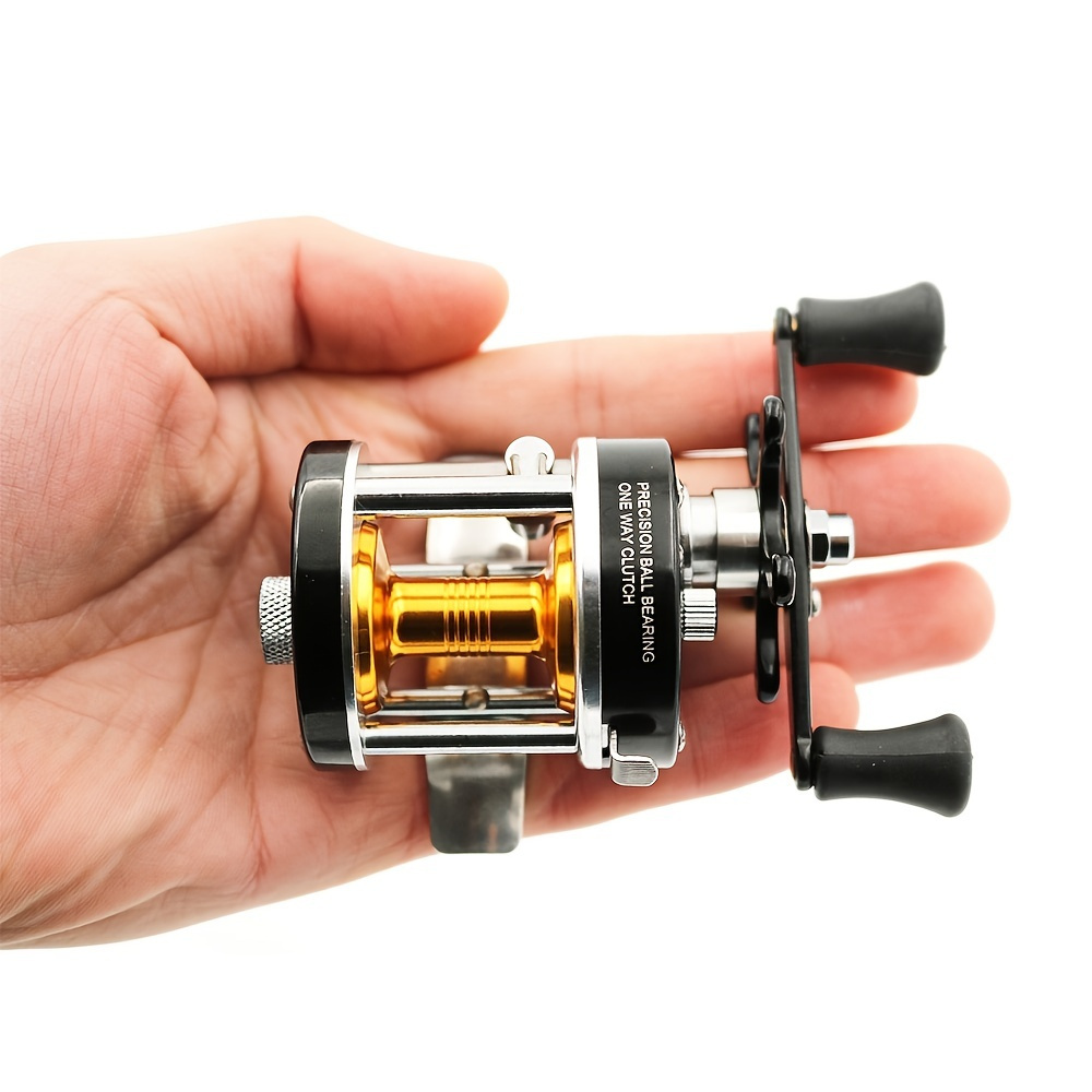 Lightweight Baitcasting Fishing Reel with Centrifugal Brake for Small Lures  - Left/Right Hand Retrieve - Smooth Casting and Retrieval - 140g 3.8:1