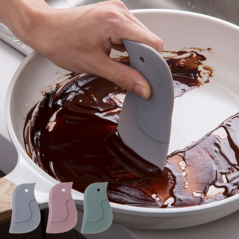 Cute Penguin Shape Baking Soft Blade Scraper Oil Dish Plate Scraping Dirty  Stains Cleaning Wiping Board Kitchen Accessories Cheap Stuff Kitchen Stuff, Cool  Gadgets Cleaning Supplies - Temu