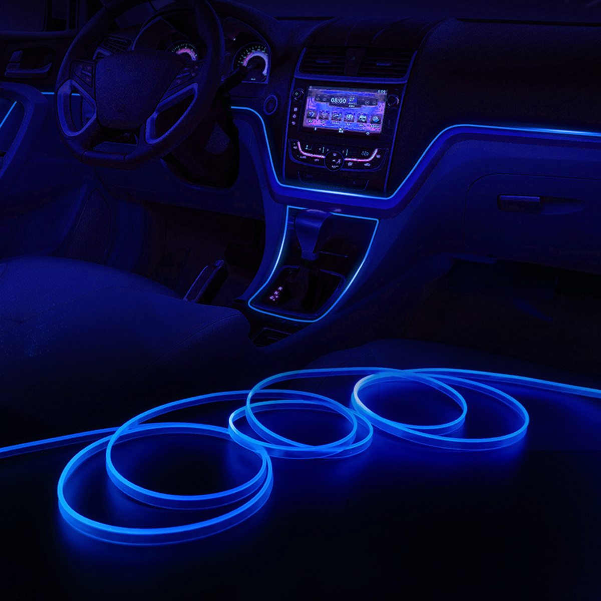 Car Atmosphere Lamp, Usb Car Interior Light Strip, Led Car Lights Interior  For Dashboard Decorations - Temu Saudi Arabia