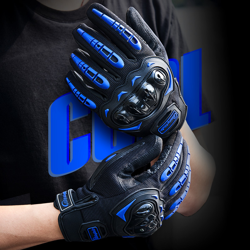  OZERO Guantes de motocicleta para hombre: guantes de motocross  para pantalla táctil con palma de piel de ciervo, agarre extra Hyflex para  motocicleta, ATV, ciclismo de montaña, moto de cross (negro