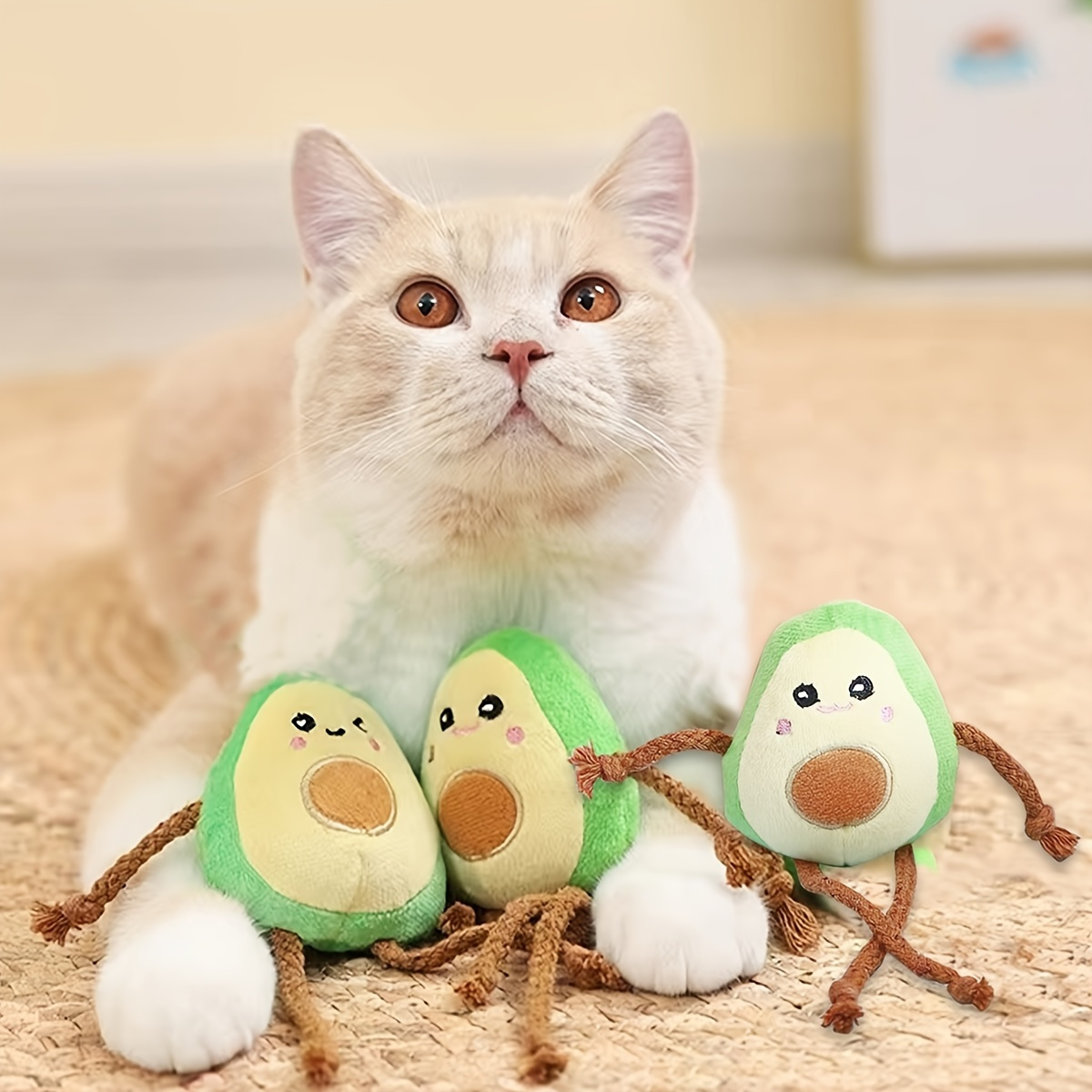 1pc Dog Toy Cartoon Fruit Shaped Squeaky Toy Durable Cute Plush Toy For  Pets, Vegetable Shape For Cat Entertainment