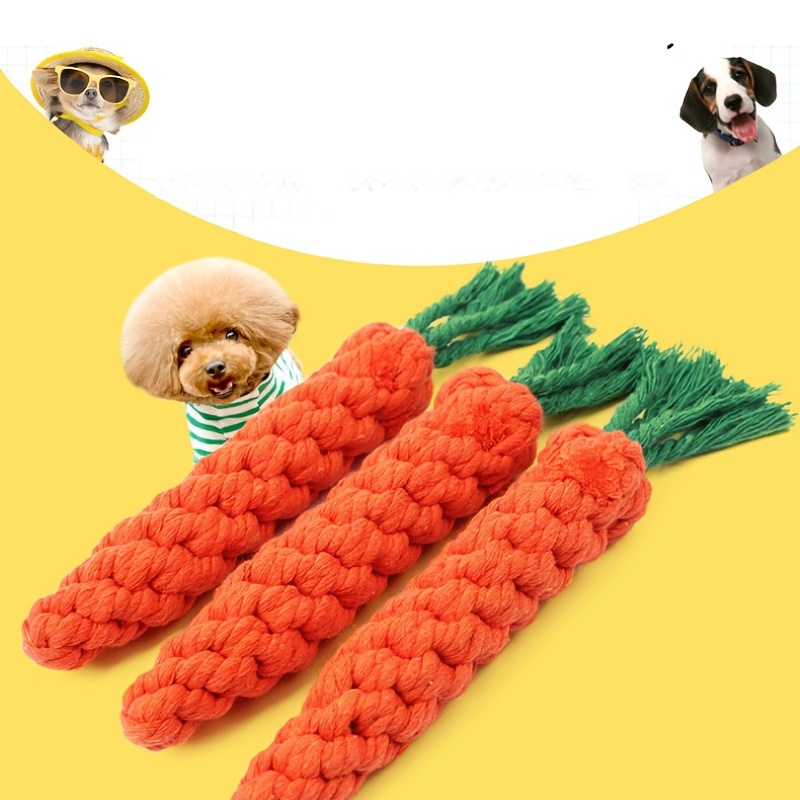 Carrot Design Pet Chew Durable Toy Dog Teeth Grinding Toy - Temu