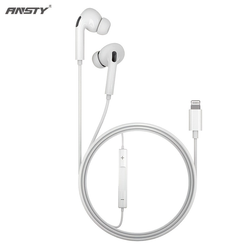 Paquet de 2] Écouteurs pour iPhone, Écouteurs Intra-Auriculaires Filaires  avec Micro et Contrôle du Volume, Écouteur iPhone Filaire Stéréo HiFi  Compatible avec iPhone 14 Pro/14/13 Pro/13/12/SE/11/X/8 : :  High-Tech