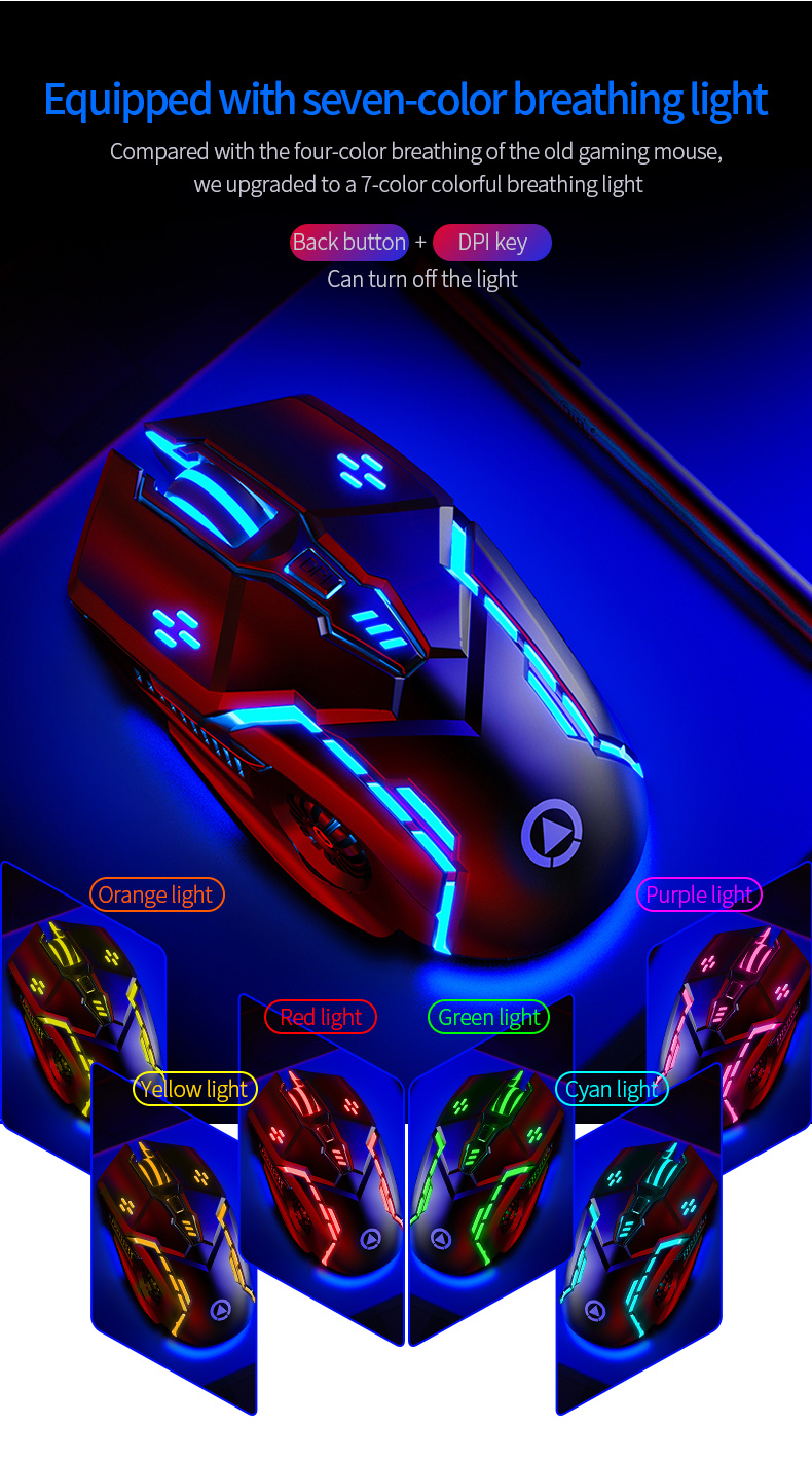 g5 gaming wired mouse mechanical mice computer accessories details 4