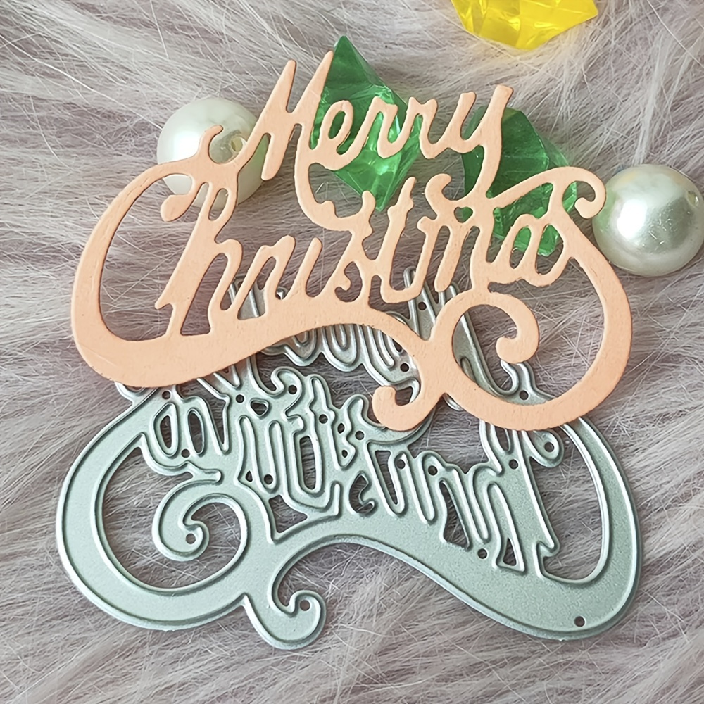 Metal Cutting Die Stencil Christmas Snowman Die-cuts For Greeting Card ...