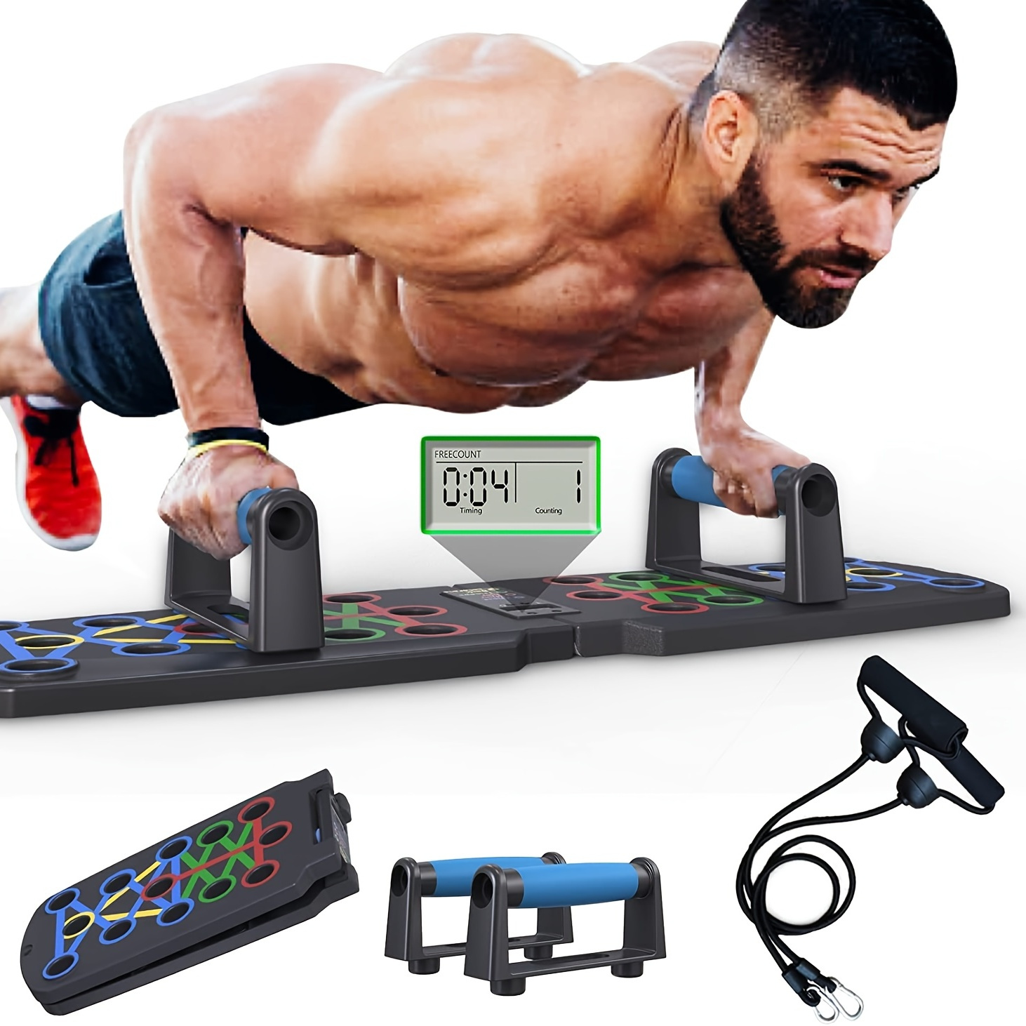 Color coded Push Up Board For Effective Strength Training - Temu