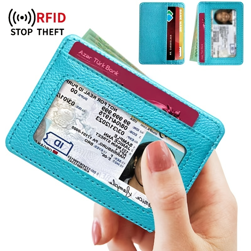 Card Holder RFID Protected - Yellow Dot Fabric – Borsa Bella