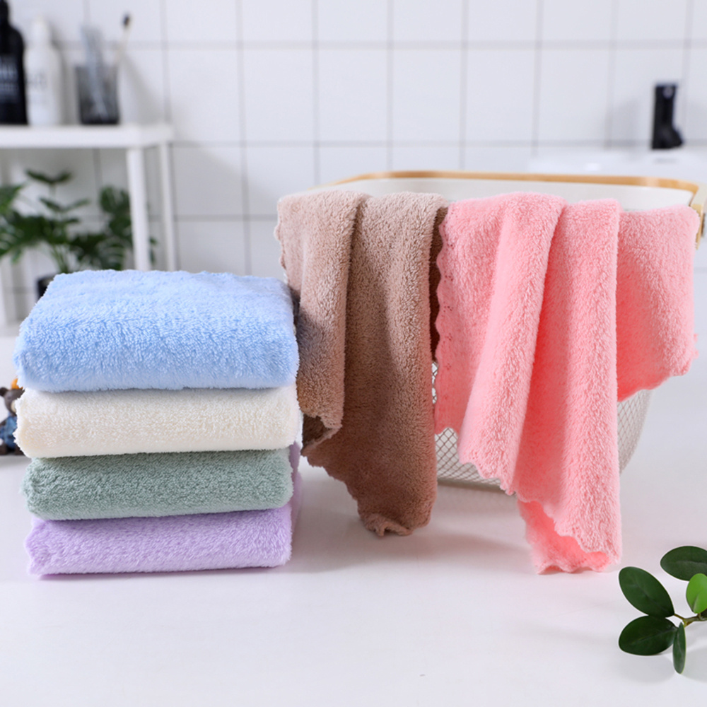 Children's Face Towel High density Coral Velvet Super Soft Temu