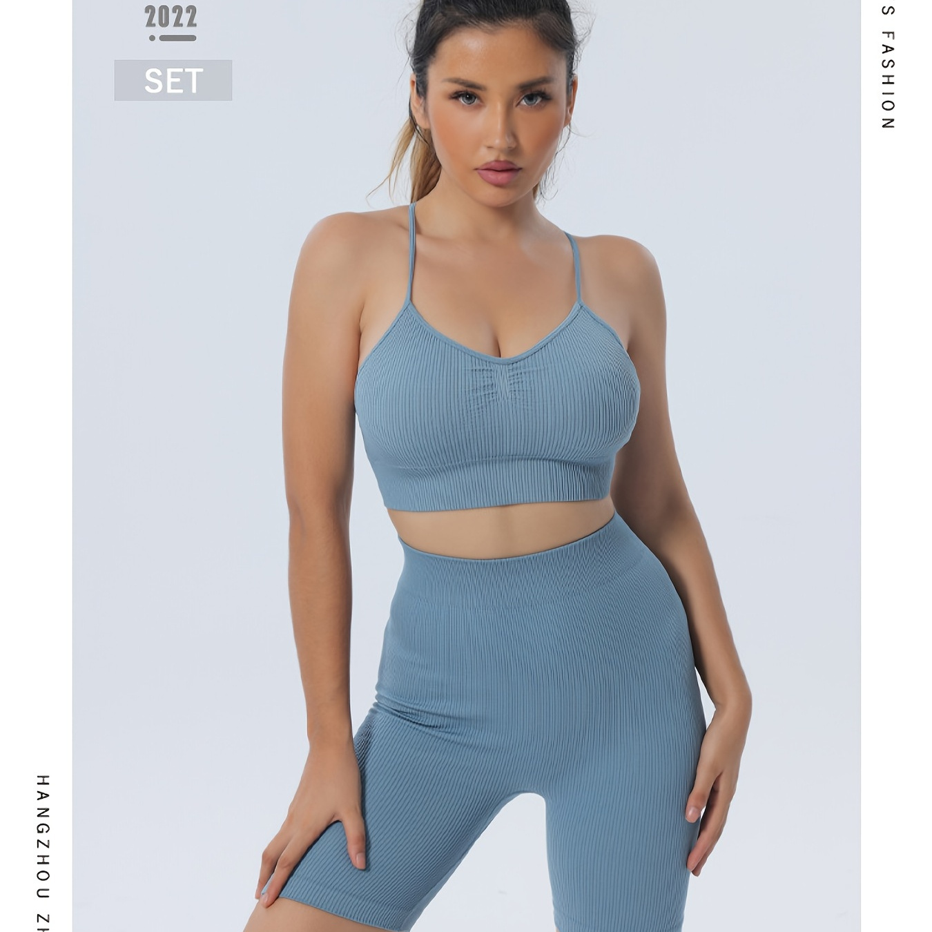 Seamless Gym Set For Women Exercise Leggings And Padded Sports Bras  Seamless Gym Wear For Yoga And Sports Available In Sizes S L From Dwtrade,  $25.63