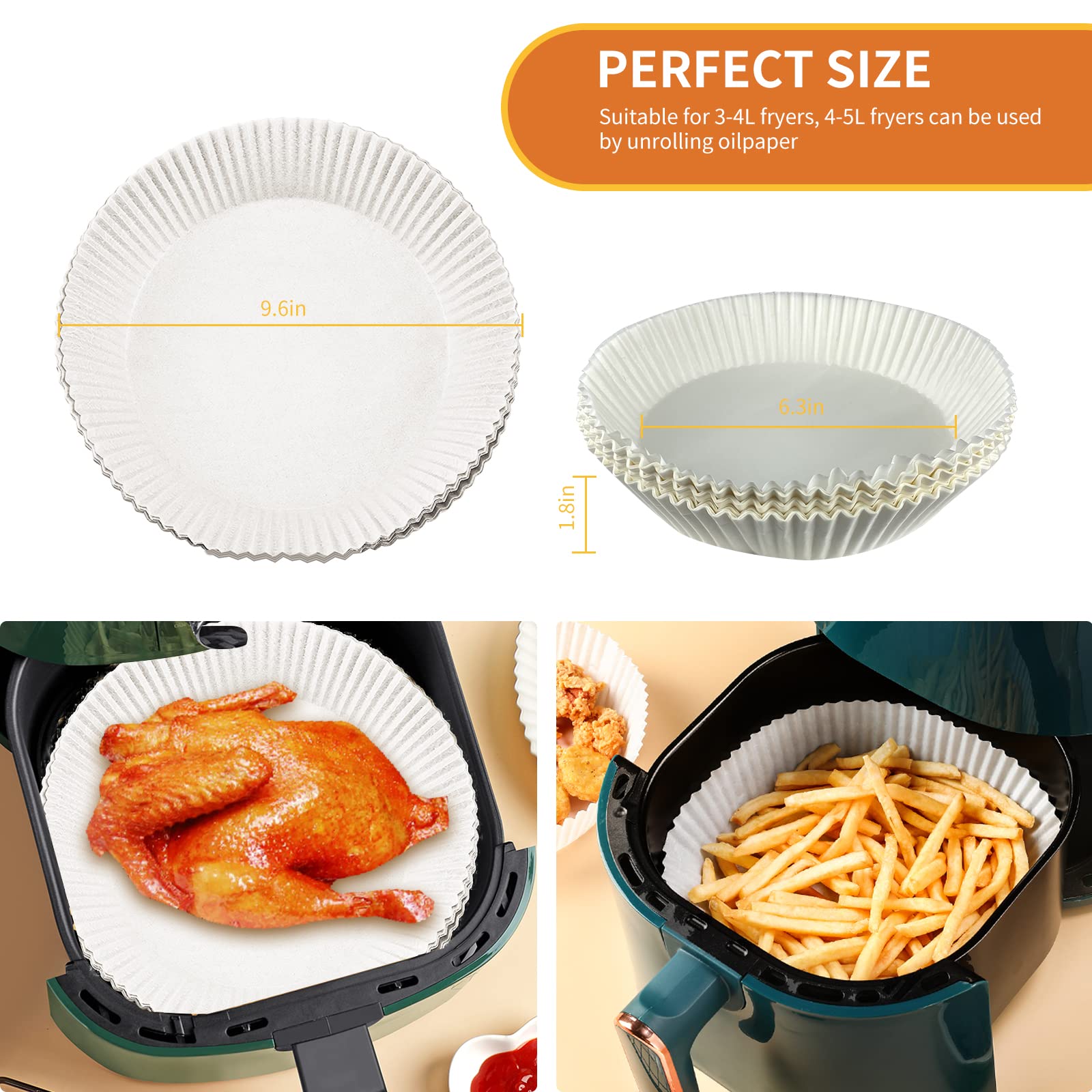 Air Fryer Special Paper Plate Household Oil Absorbing Paper Temu