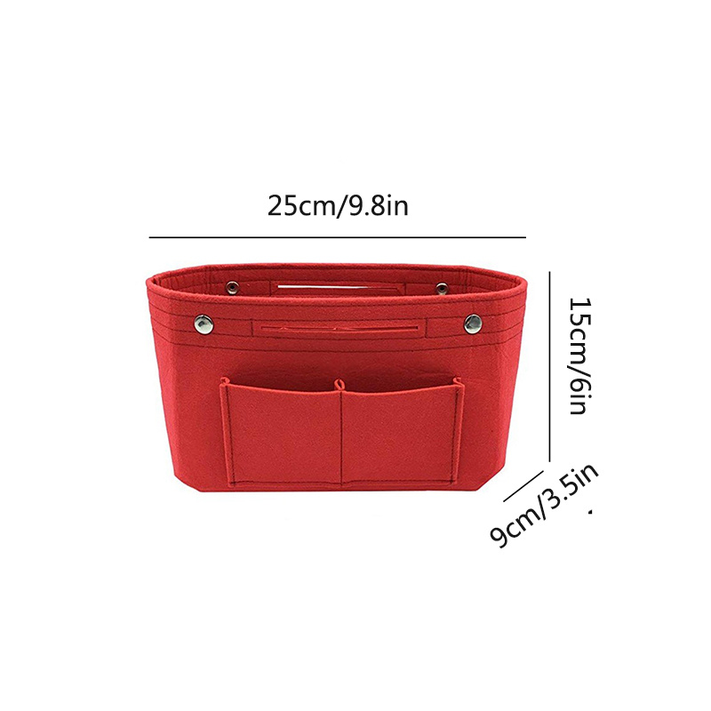 Portable Bag Organizer Insert Purse Organizer Tote Insert With Multi  Pockets For Handbag - Bags & Luggage - Temu Belgium
