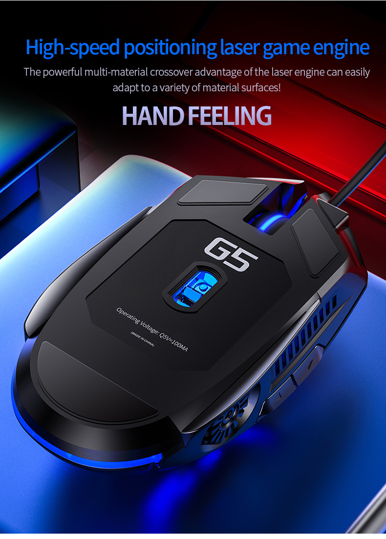 g5 gaming wired mouse mechanical mice computer accessories details 6