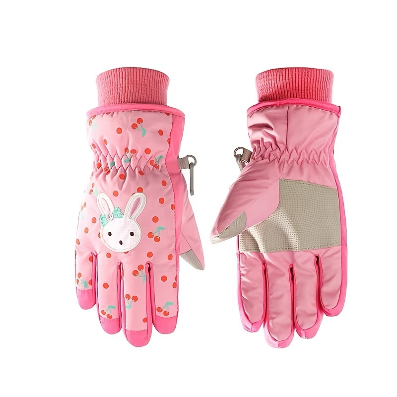 

Stay Warm & Dry: 5-layer Protective Skiing Gloves For Kids & Girls - Perfect For Winter Sports!