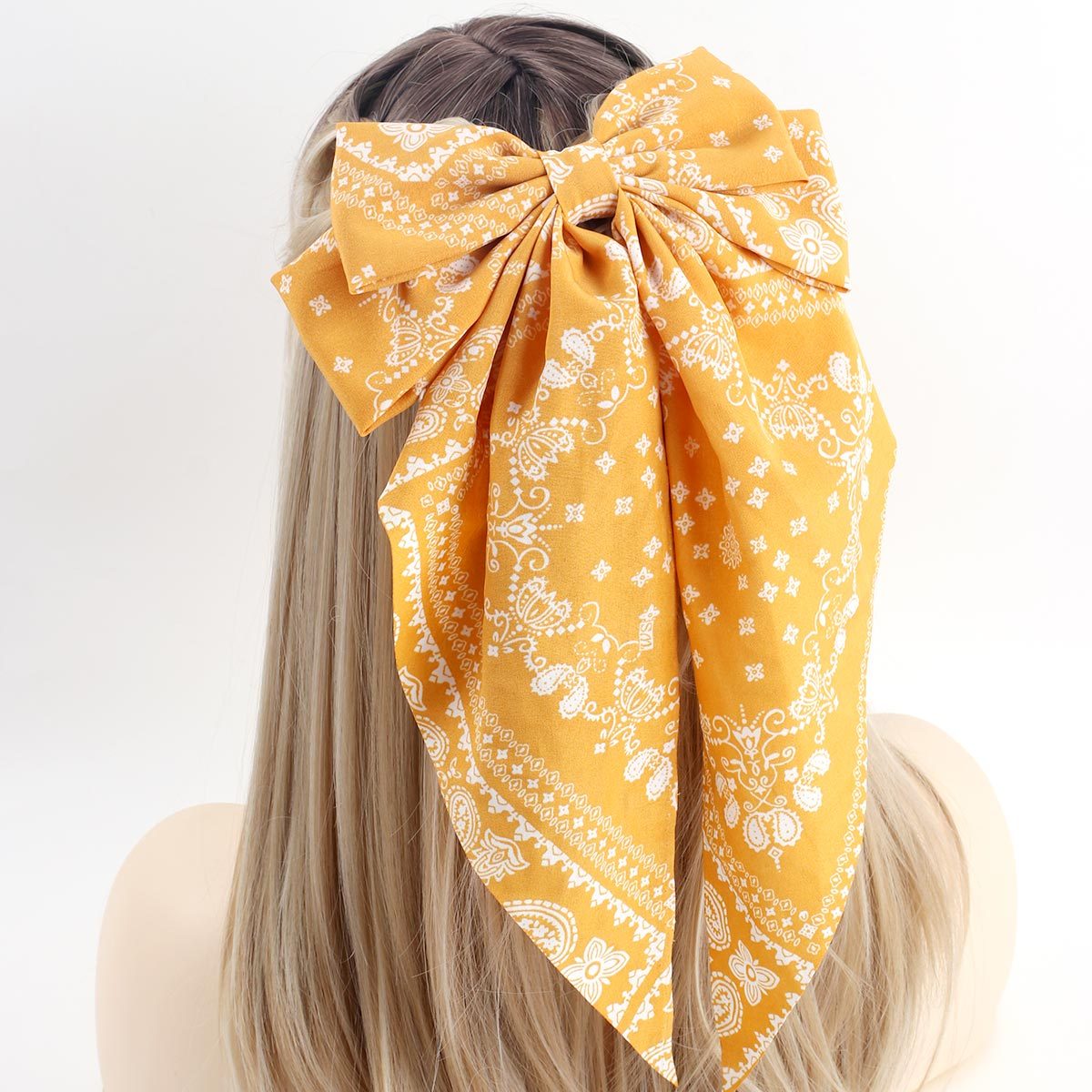 Hair Ribbons, 2 PCS Satin Hair Bows For Women Bows Clip For Women With Long  Tassel, Big Ribbon Bows Satin Hair Clip For Hair Design