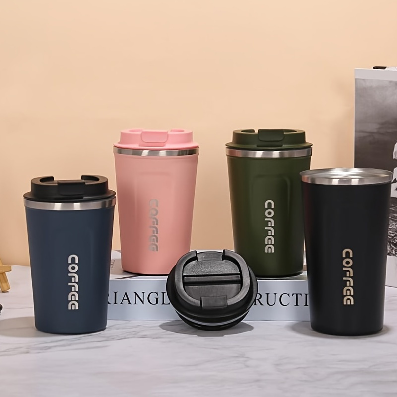 Watersy Stainless Steel Tumbler,vacuum Insulated Coffee Cup Tumblers With  Lid And Metal Straw And Brush And Underlay,double Wall Travel Mug Gift For  Women Man,thermal Cups Keep Drinks Cold & Hot For Holiday
