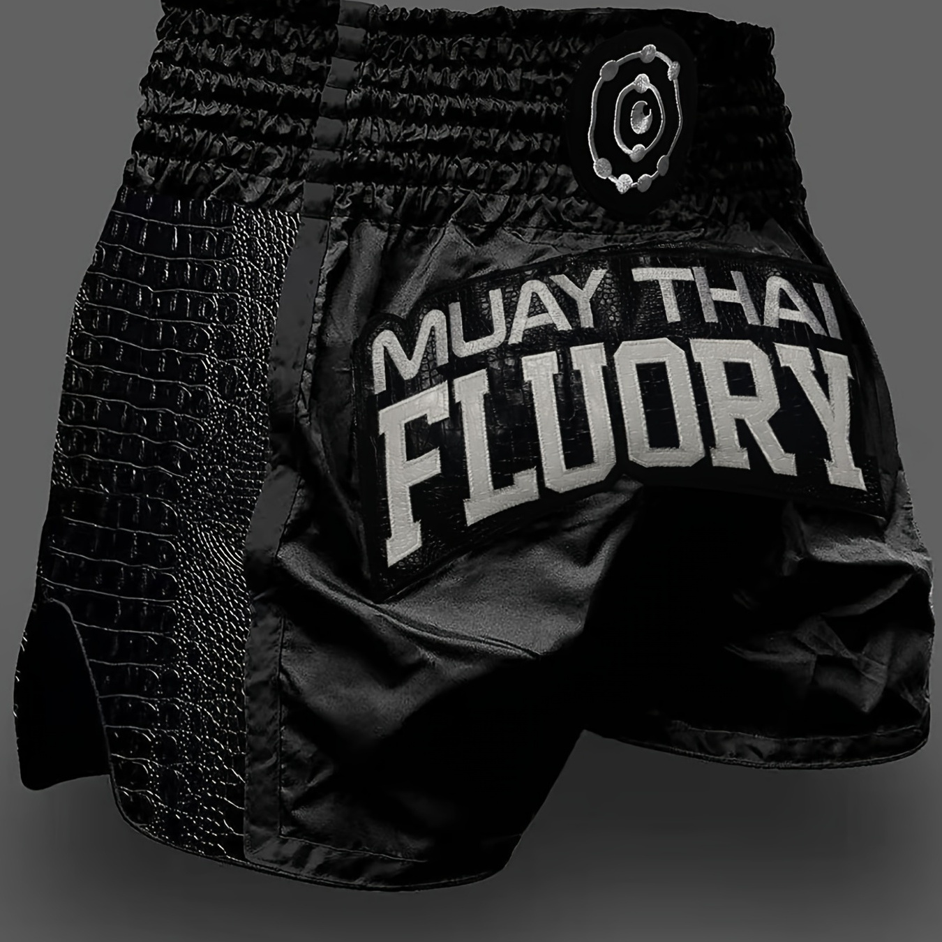

Thai Boxer Shorts, Embroidered Sports Trunks For Muay Boxing Workout Fighting Training