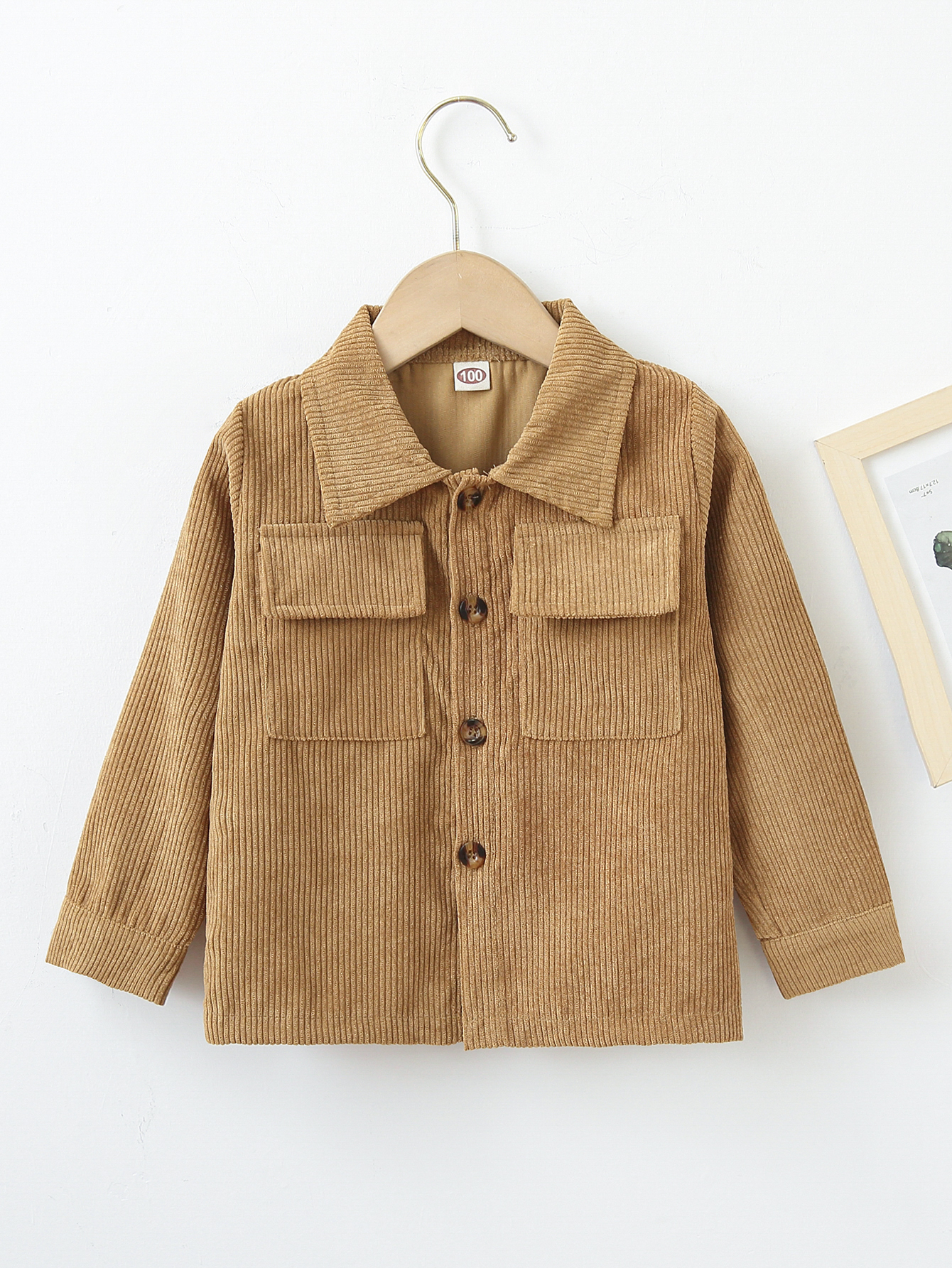 Toddler Boy Long Sleeve Button Corduroy Jacket Kids Clothes - Temu ...