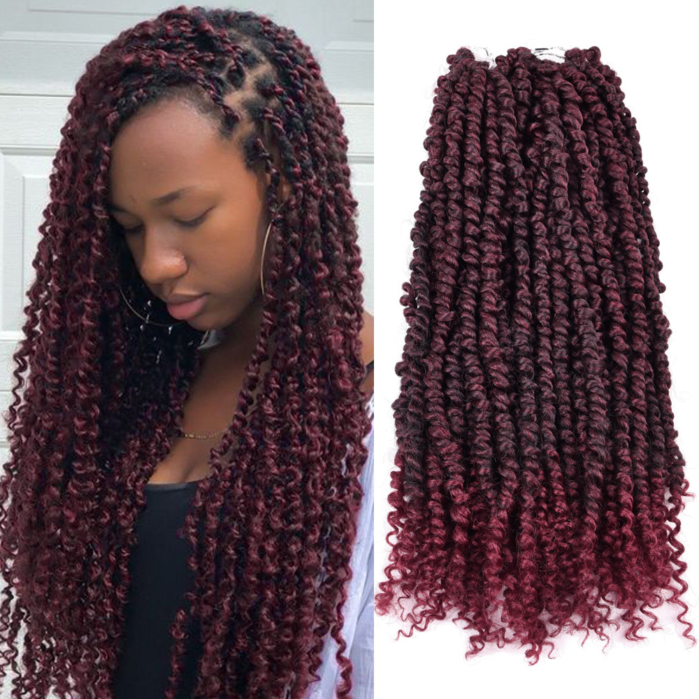 Passion Twist Fluffy Pre twist Black Pre Stretched Ombre Temu United