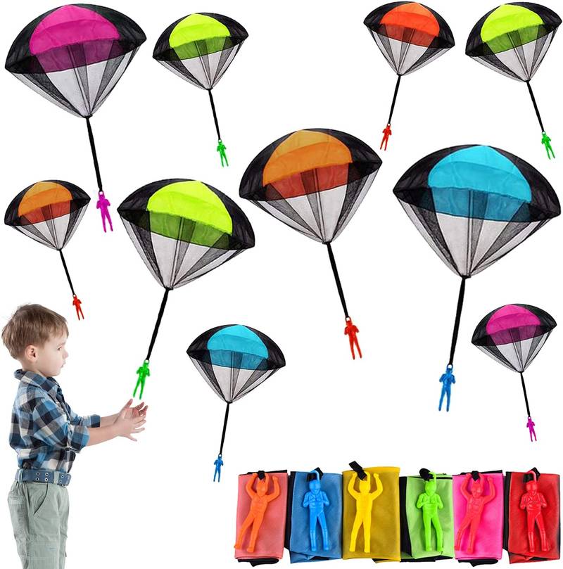 parachute toy childrens flying toys free throwing hand throw parachute army man toss it up and watching landing outdoor toys for kids gifts christmas halloween thanksgiving gift details 0
