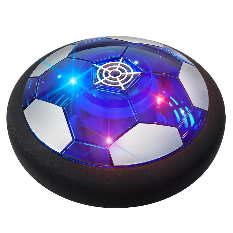 Ballon de football flottant pour garçons et filles, ballon de football  flottant à air rechargeable avec lumière LED et pare-chocs en mousse,  cadeaux