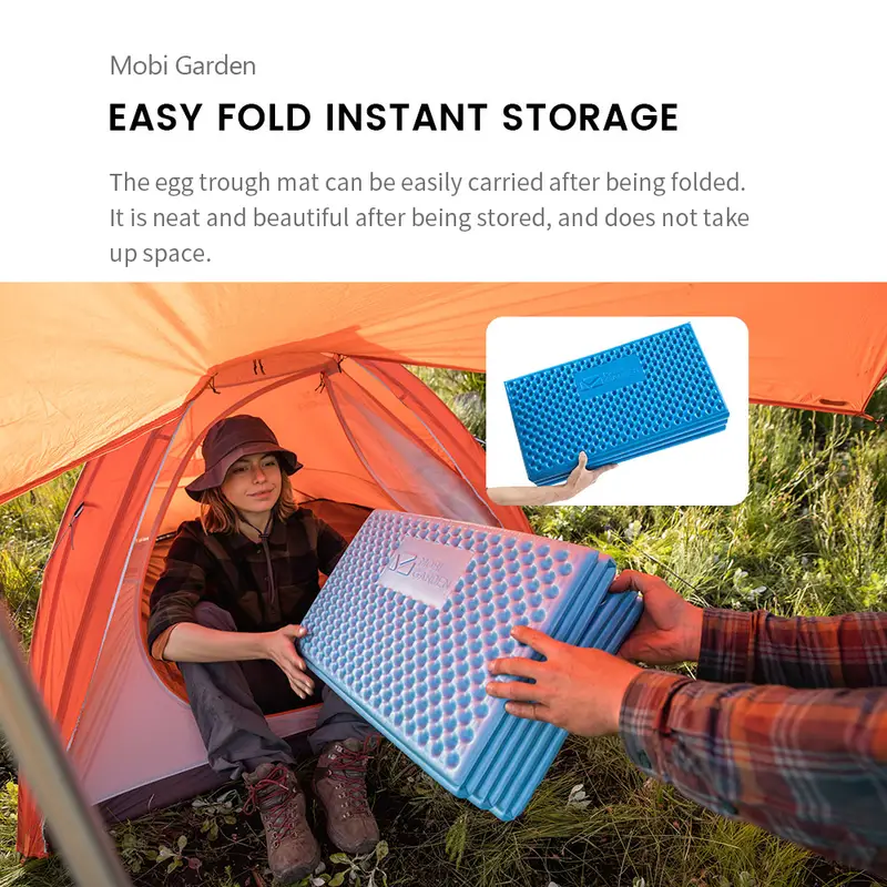 mobi garden portable folding egg trough mat double campground mat nx20663007 nt party goods details 1
