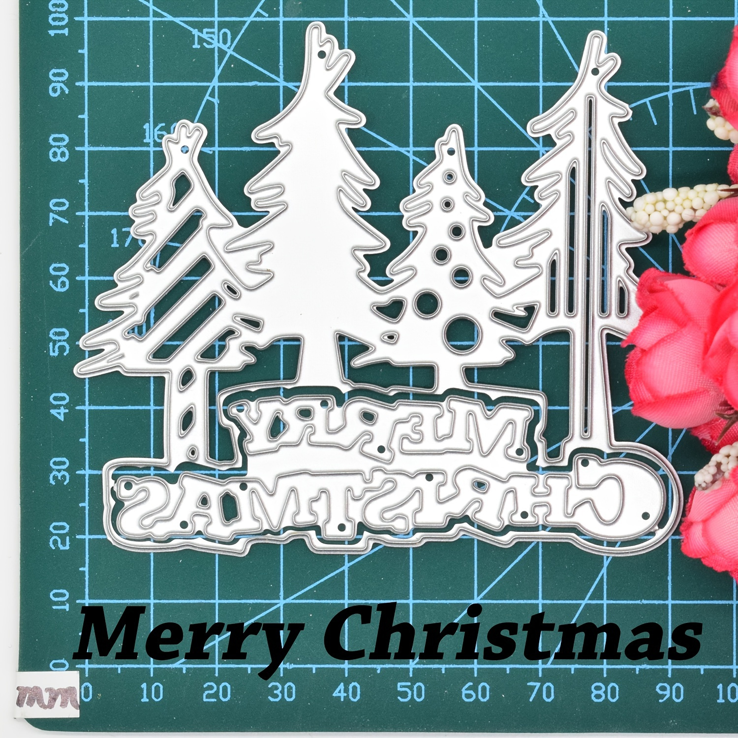 Christmas Dies for Card Making Merry Christmas Die Cuts Metal Cutting Dies for Scrapbooking DIY Album Paper Cards Art Craft Decoration, Boy's, Size