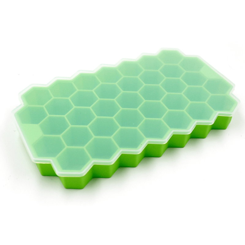 Flexible Silicon Ice Cube Trays Maker Mold (37 Ice Cubes